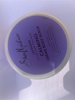 Shea Moisture Lavender Calming Body Scrub - Purple